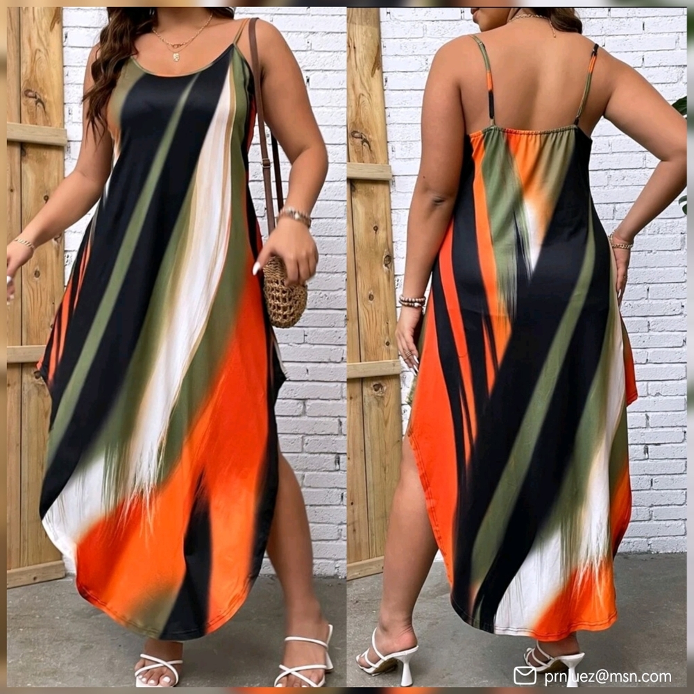 Shein Colorblocked Cami Dress - Picture 5 of 7